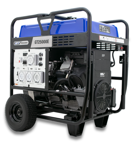 GT Power 'Big Boy' 18,000W Electric Start Generator, GT25000E with FREE Generator Cover