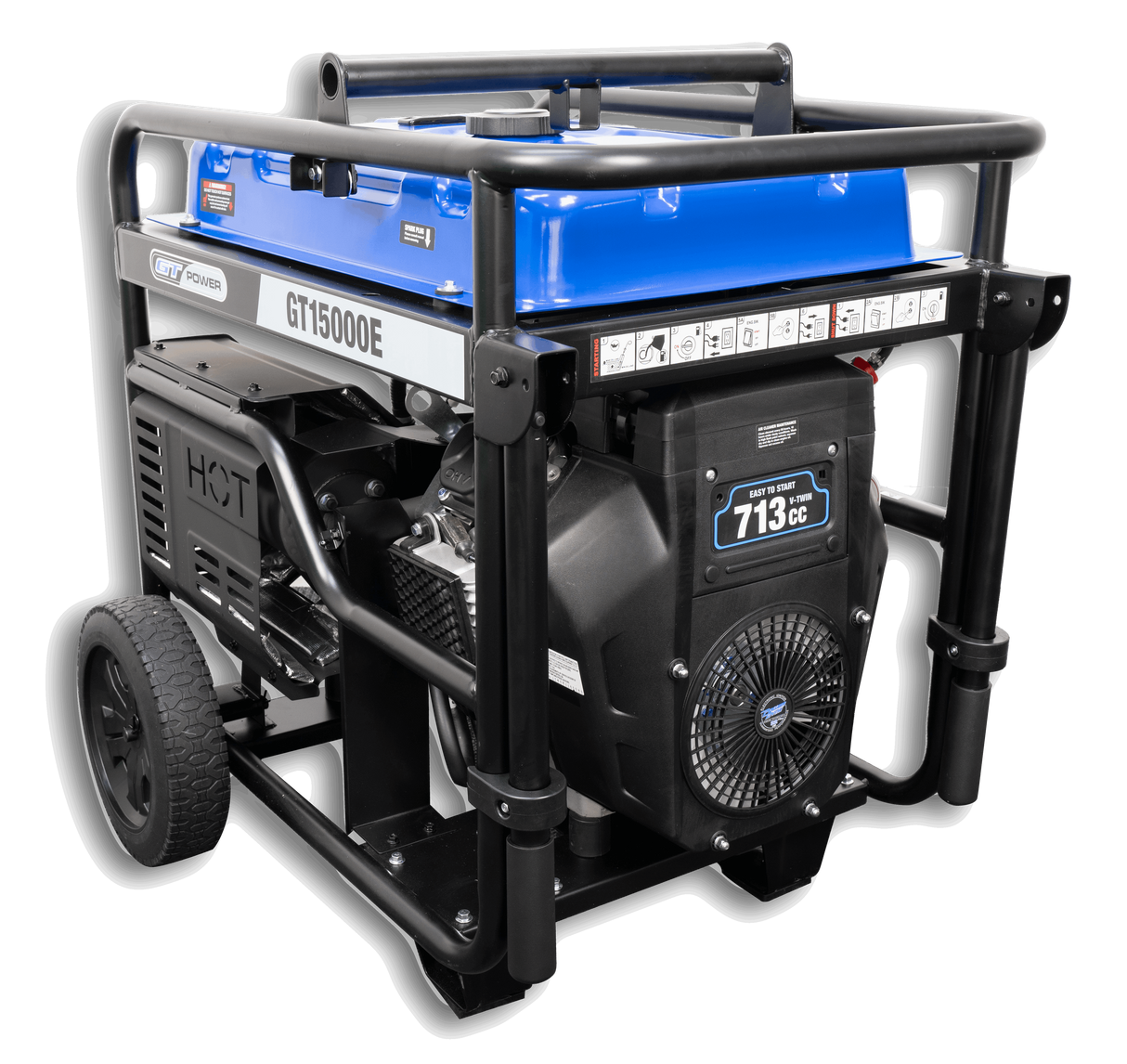 GT Power 11500W Push Button Electric Start Conventional Generator GT15000E