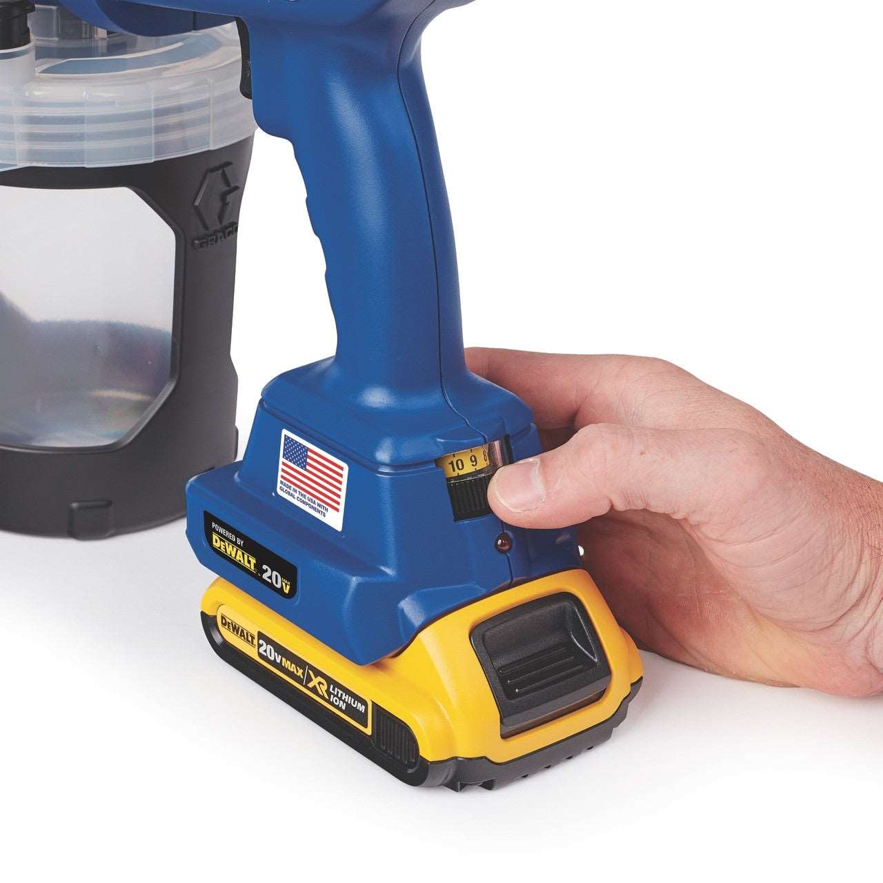 Ultra Cordless Handheld Airless Sprayer Dial
