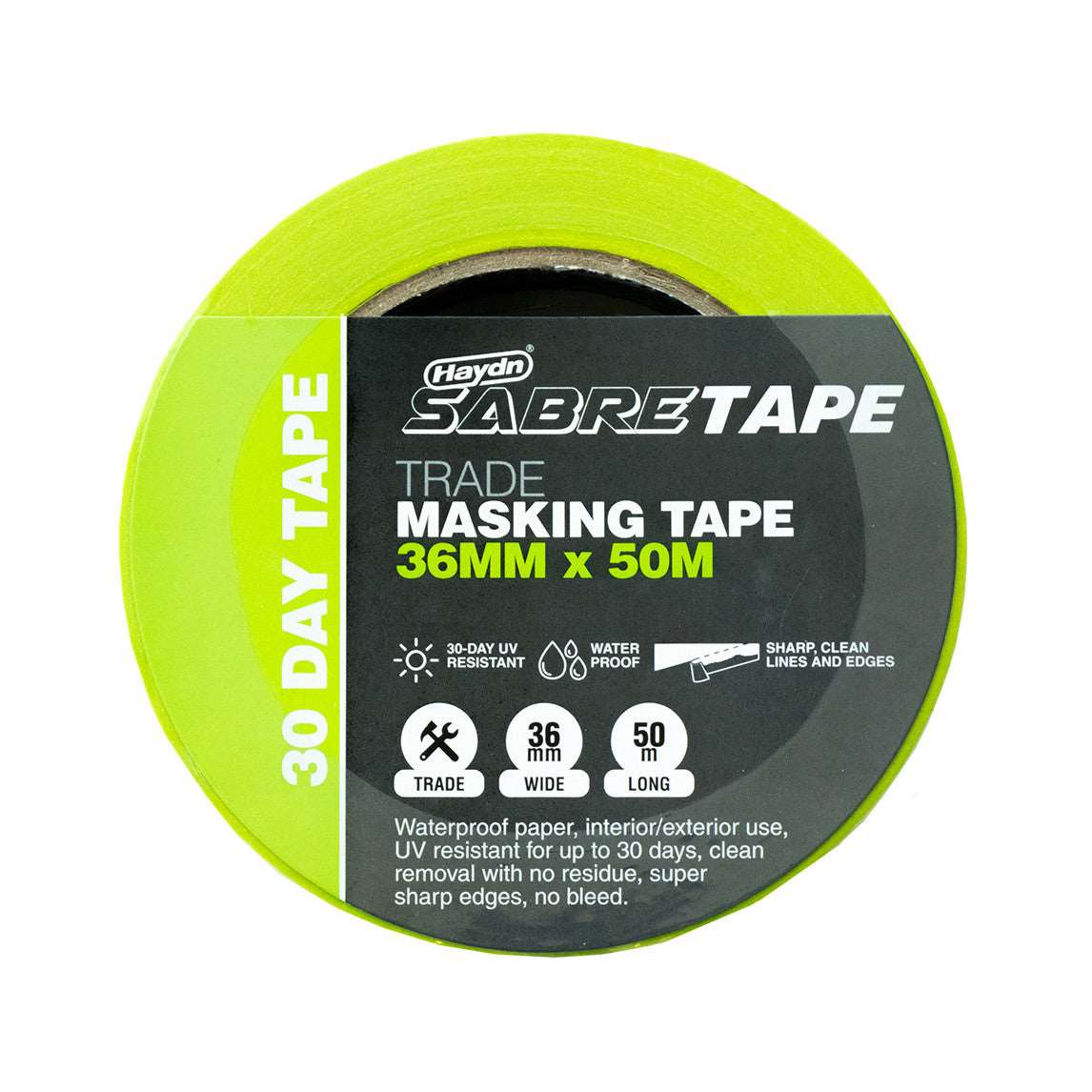 Haydn 30 Day Sabre Tape - 36mm x 50M