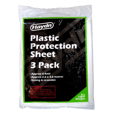 Haydn Handy Plastic Protection Sheet 3 Pack