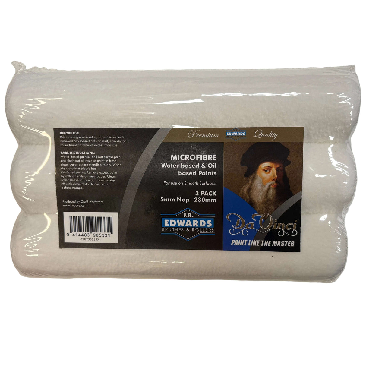 3 Pack Microfiber roller sleeves