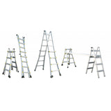 Pro Series Aluminium Industrial Telescopic Ladder - 4 Ladders In 1