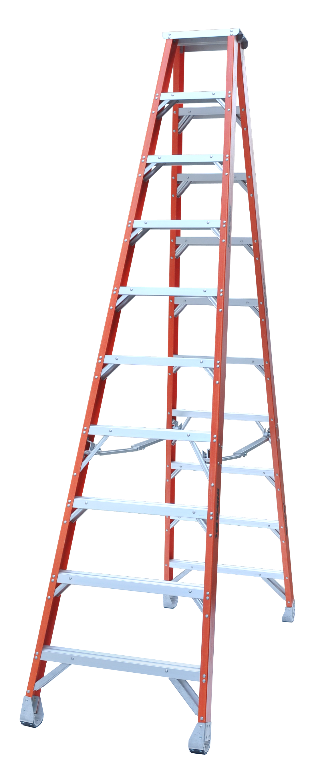 Pro Series Industrial Fibreglass Double Sided Step Ladder