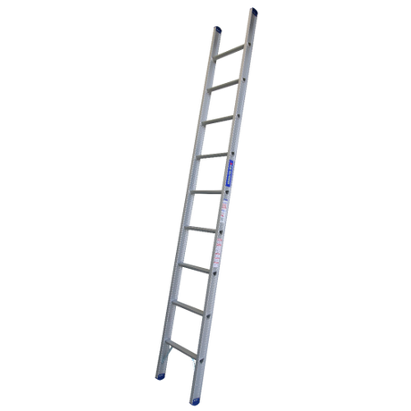 Industrial Aluminium Single Ladder - 180KG Load Rating