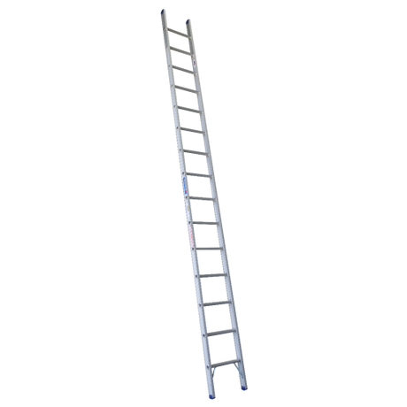 Industrial Aluminium Single Ladder - 180KG Load Rating