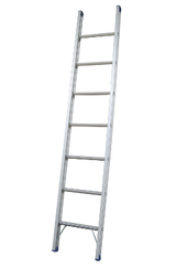 Industrial Aluminium Single Ladder - 180KG Load Rating