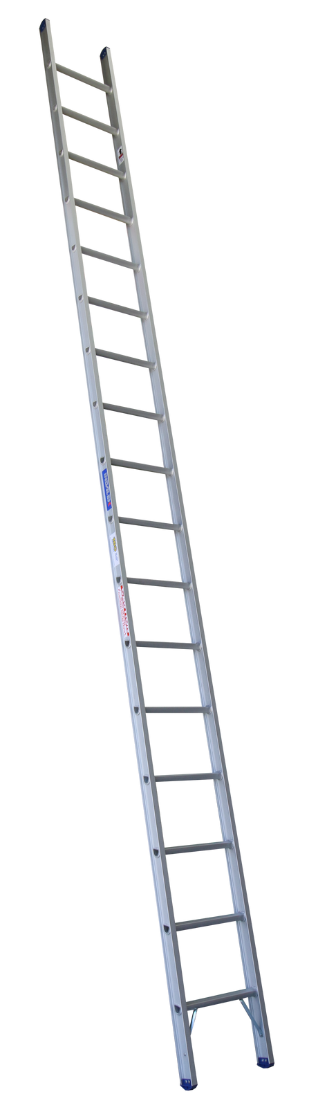 Industrial Aluminium Single Ladder - 180KG Load Rating