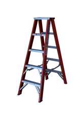 Pro Series Industrial Fibreglass Double Sided Step Ladder