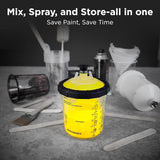 Inokraft 850ml Disposable Paint Cup System - 6 Pack