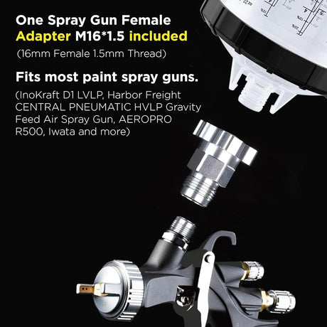 Inokraft 850ml Disposable Paint Cup System - 6 Pack