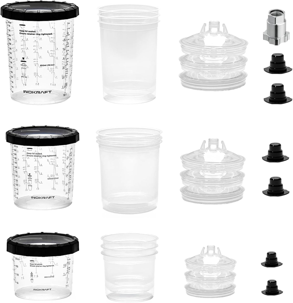 Inokraft Multi Capacity Disposable Paint Cup System