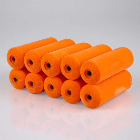 110mm Flock Foam Mini Roller Sleeves - Perfect For Polyurethane