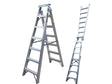 King Aluminium Industrial Combination Step And Extension Ladder