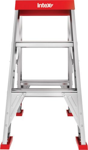 Intex Double Sided 3 Step Ladder, 170kg Work Load