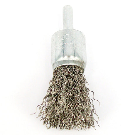Spindle Mounted Stainless Steel End Brush