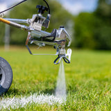 Line Cart with Spray gun in action