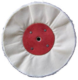 150mm Loose Leaf Calico Polishing Mops - Final Polishing Mops