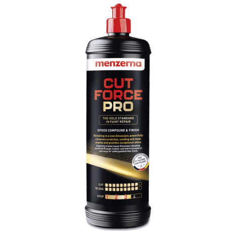 Menzerna Cut Force Pro Compound - Incredible Gloss On Clear Coats