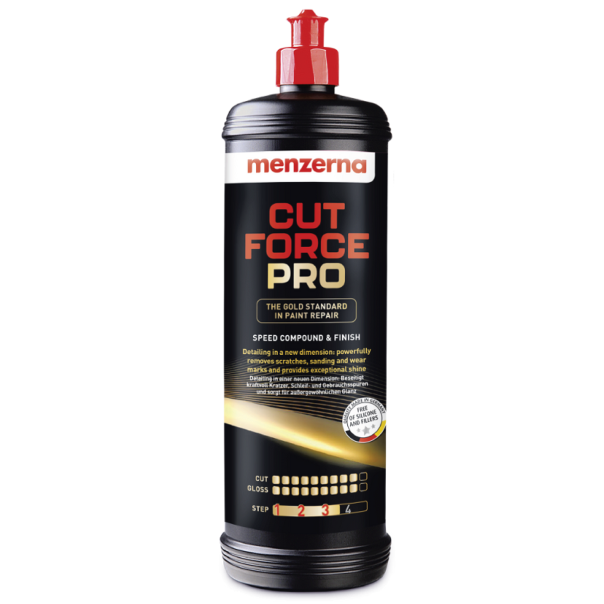 Menzerna Cut Force Pro Compound - Incredible Gloss On Clear Coats