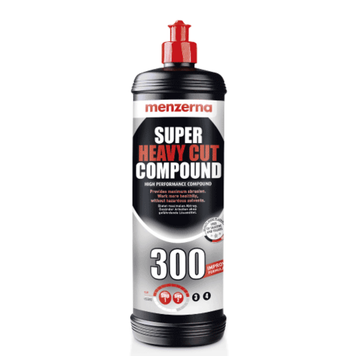 Menzerna Super Heavy Cut Compound 300 - Maximum Abrasion
