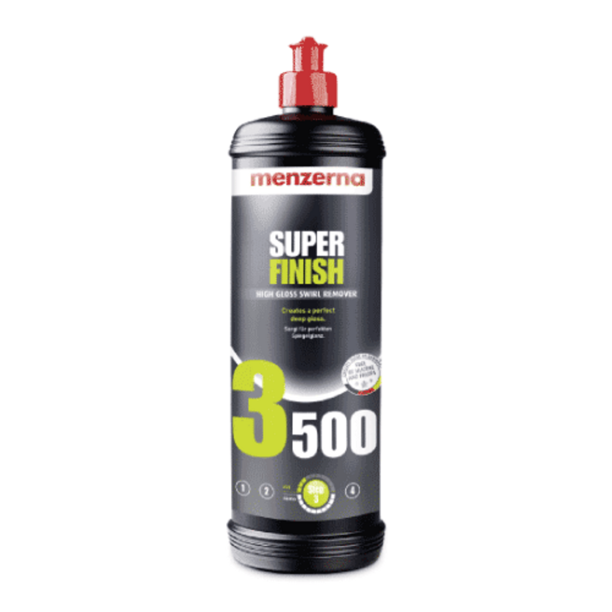 Menzerna Super Finish 3500 - Brilliant Deep Shine Especially On Dark Colours