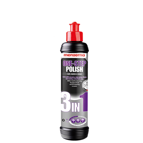 Menzerna One Step Polish 3 in 1 - Medium Cut Polish, High Gloss Finish And Seal