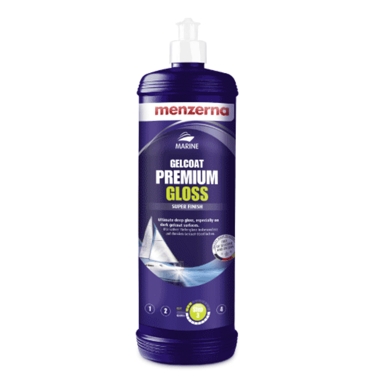 Menzerna Gelcoat Premium Gloss bottle 