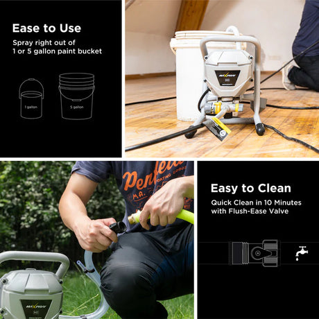 InoKraft MaXpray M1 Airless Paint Sprayer - Maximize Your DIY Spray Painting