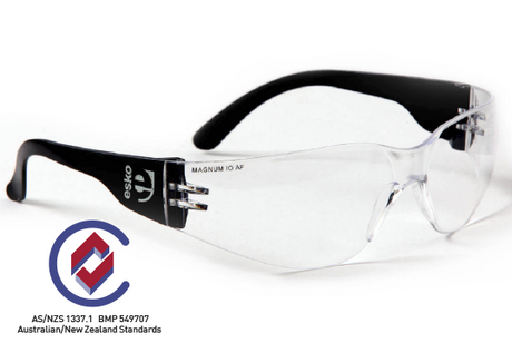 Magnum Medium Impact Anti Scratch Safety Glasses, Clear
