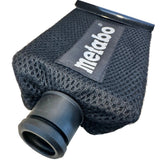 Black mesh filter with 'meibao' branding