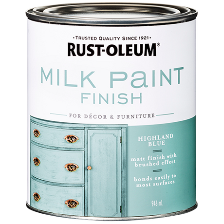 Milk Paint Finish Highland Blue