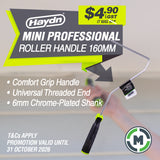 Haydn 160mm Professional Mini Roller Handle - For Use With 160mm Sleeves