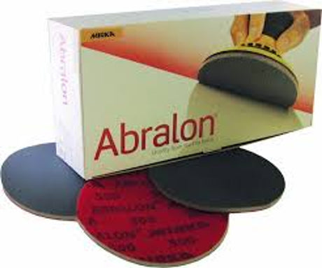 Mirka Abralon 150mm Foamed Back Velcro Sanding Discs - 20 Pack