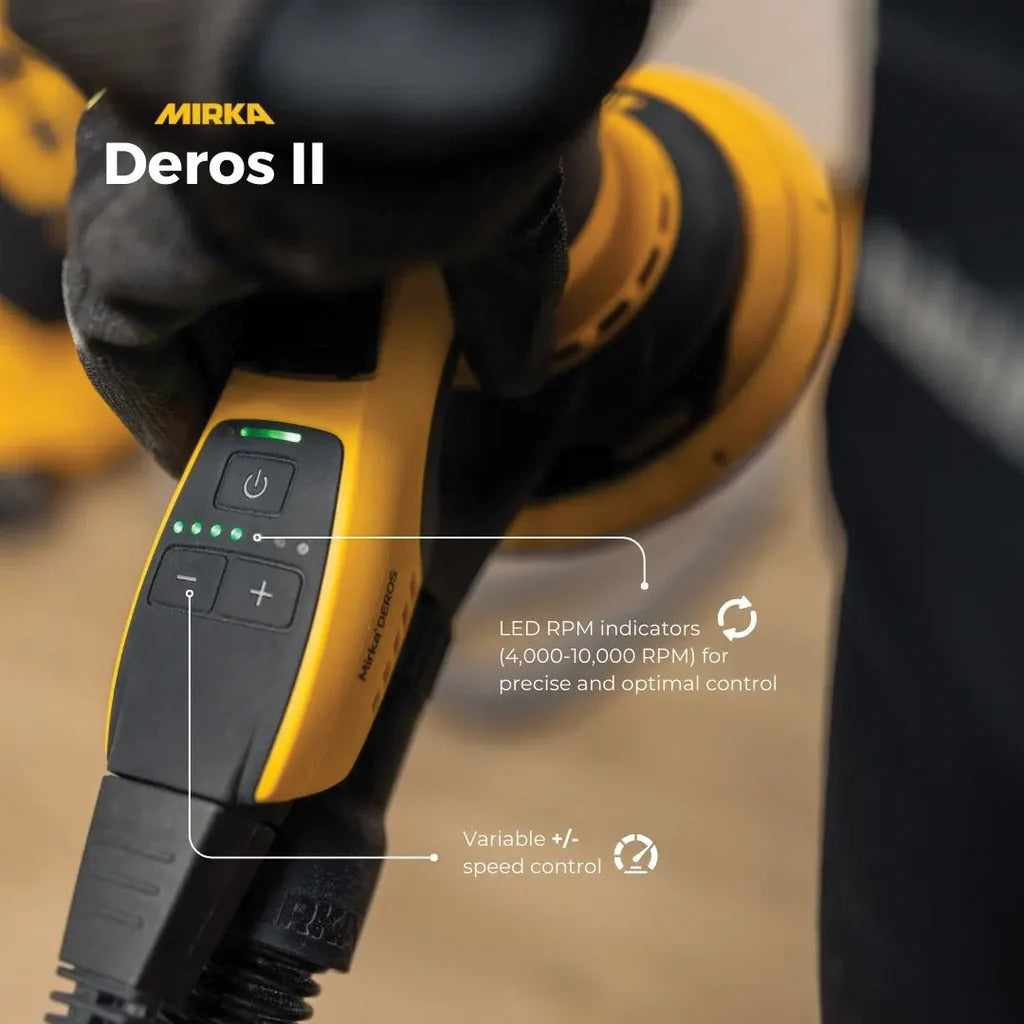 Mirka DEROS II 650 150mm Random Orbital Sander, 5mm Orbit