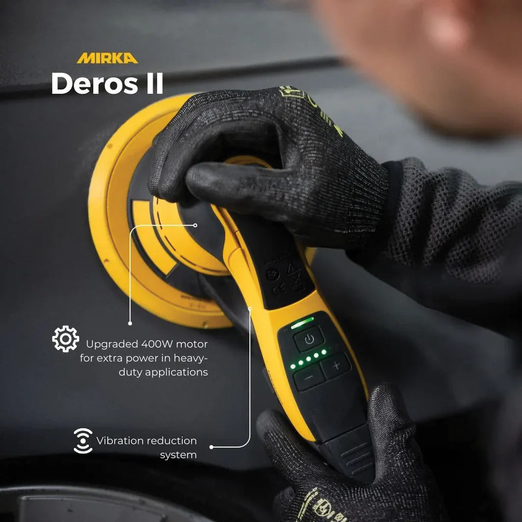 Mirka DEROS II 680, 150mm Random Orbital Sander, 8mm Orbit