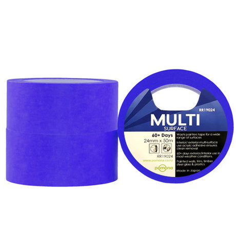 Multi Surface Blue Washi Painters Tape 24mm X 50m