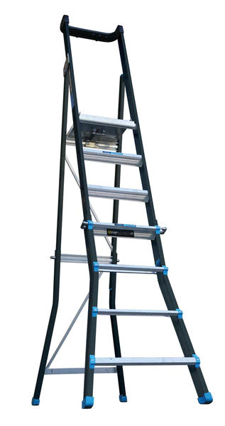 AdjustaStep Fibreglass Height Adjustable Platform Ladder - 7
