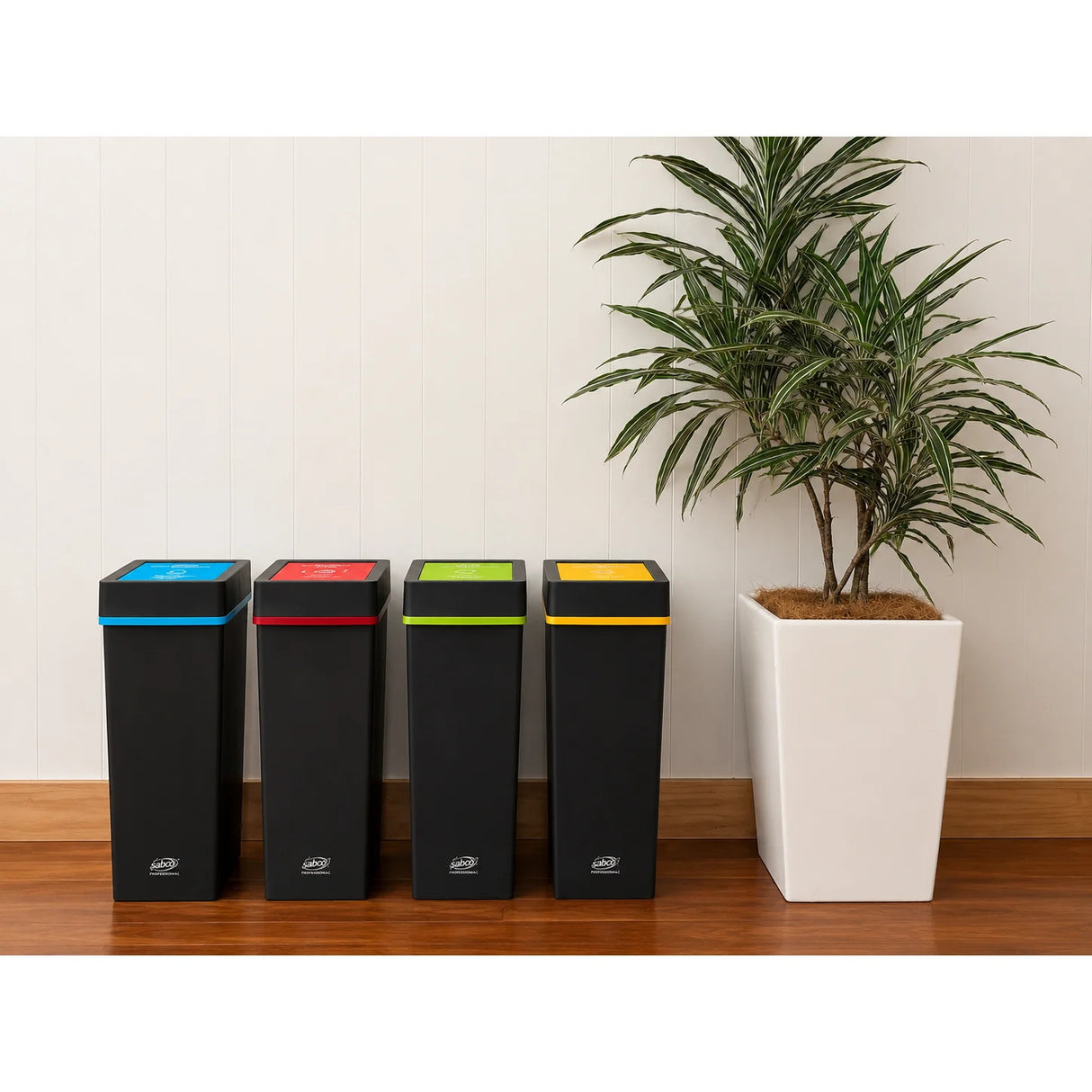 Sabco 40L Deluxe Waste  Recycling Stations – Made From Recycled Plastic