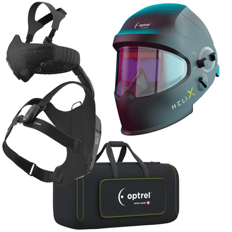Optrel Helix Quattro CLT - Slide Lens Auto Darkening Welding / Grinding Helmet