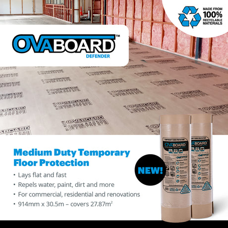 OvaBoard Defender - Medium Duty Temporary Floor Protection