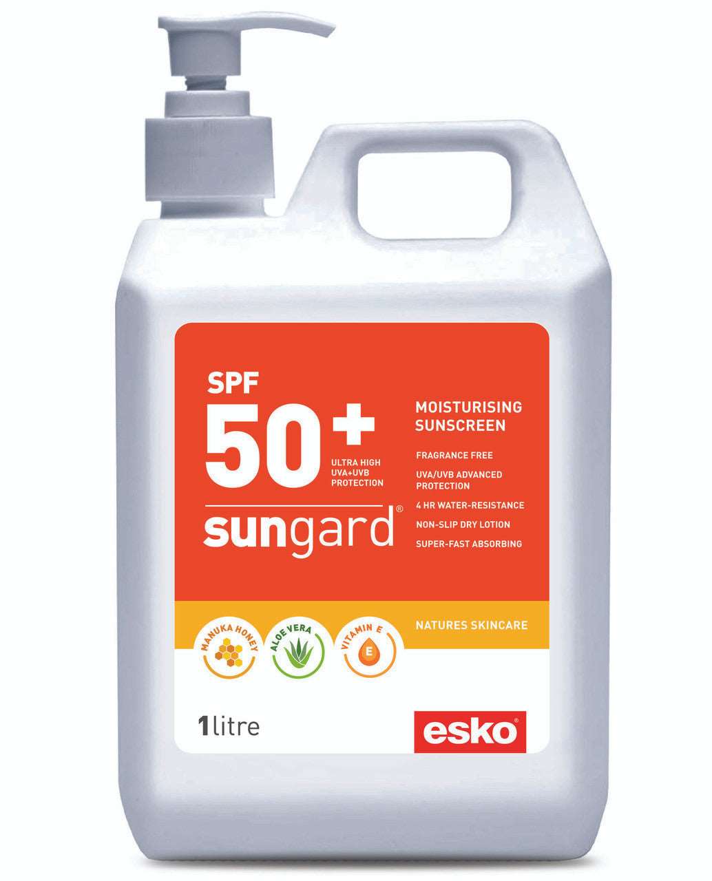 Sungard SPF50+ Moisturising Sunscreens 1ltr
