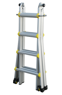 Pro Series Aluminium Industrial Telescopic Ladder - 4 Ladders In 1