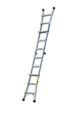 Pro Series Aluminium Industrial Telescopic Ladder - 4 Ladders In 1