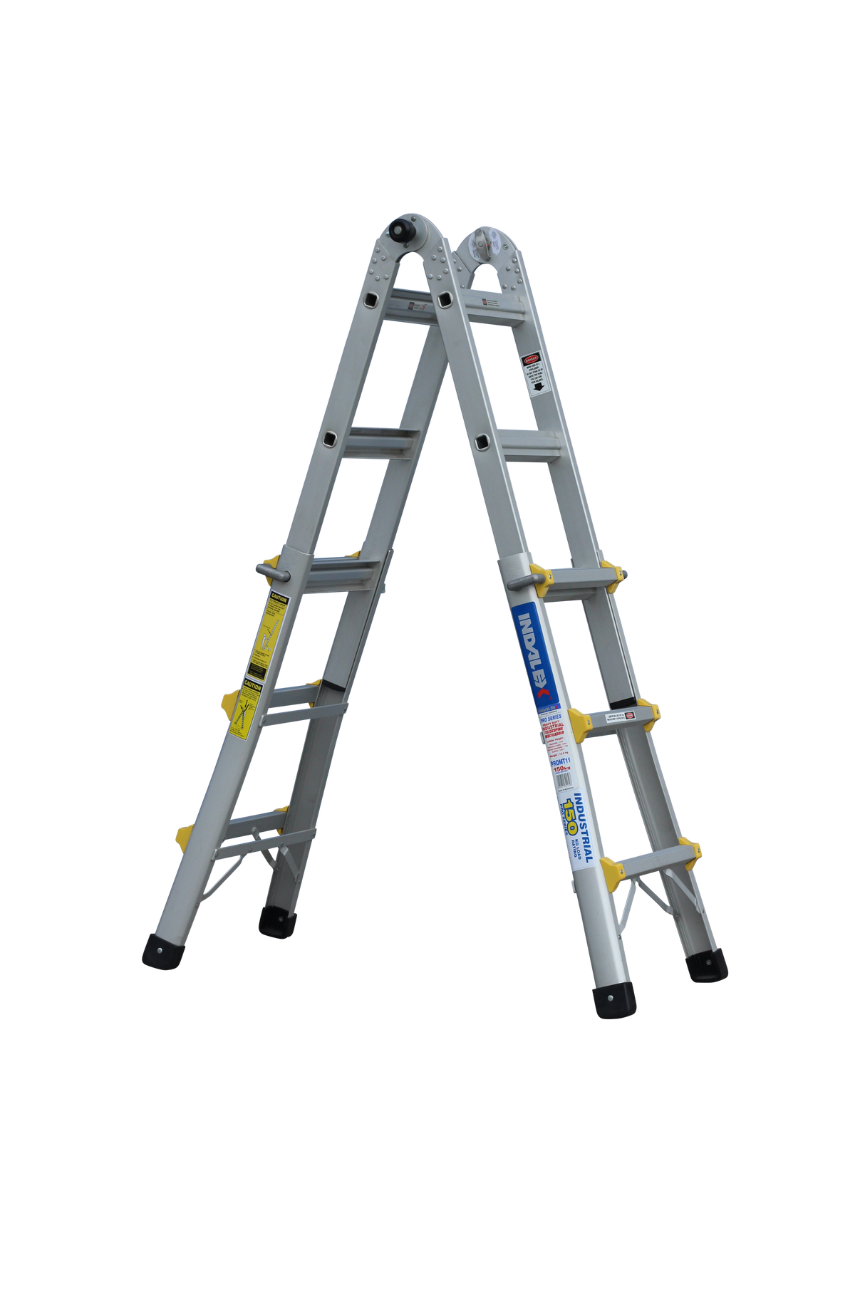 Pro Series Aluminium Industrial Telescopic Ladder - 4 Ladders In 1