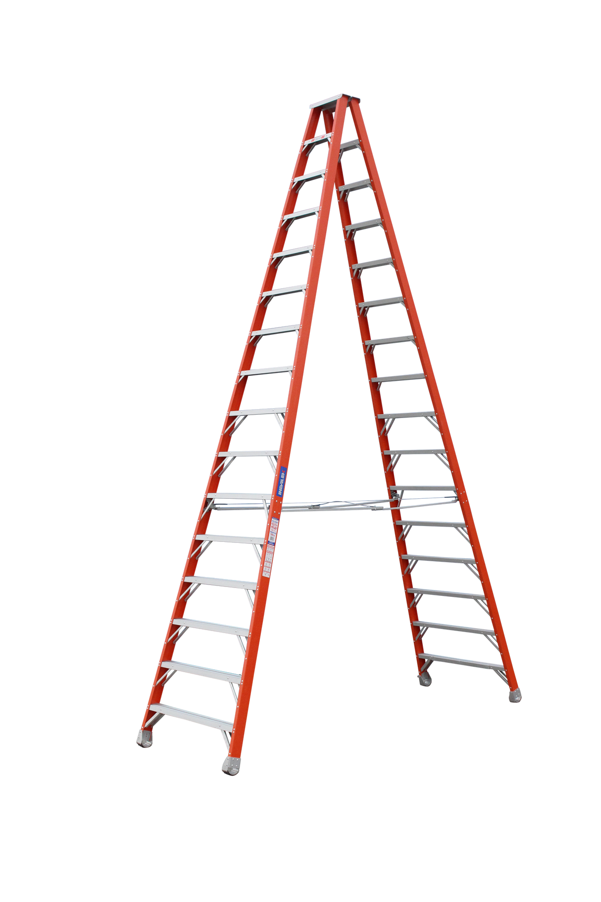 Pro Series Industrial Fibreglass Double Sided Step Ladder