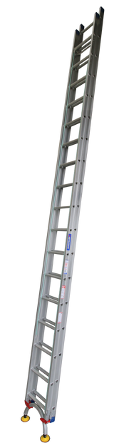 Pro-Series Extension Aluminium Ladders with Level Arc Fitted - Industrial Rated