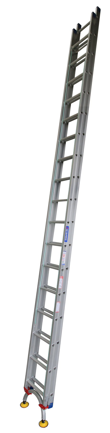 Pro-Series Extension Aluminium Ladders with Level Arc Fitted - Industrial Rated