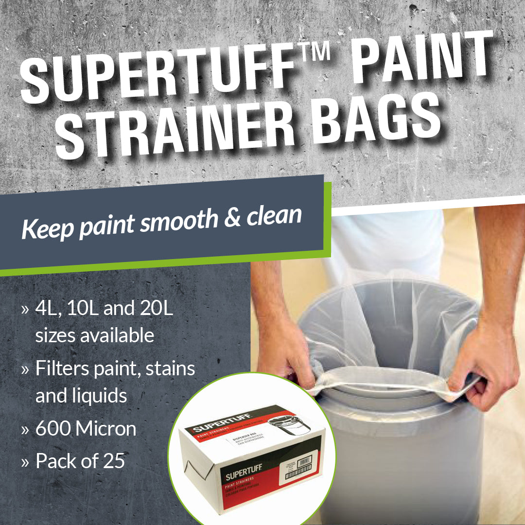 20lt Supertuff Paint Strainer Bags - 25 Pack