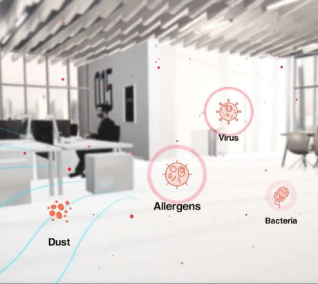 Rupes Niveus Professional Air Purifier - Optimal Protection For Areas Up To 300m³.